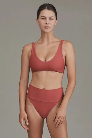 ACACIA Spring Maggie Top in Berry- Last One