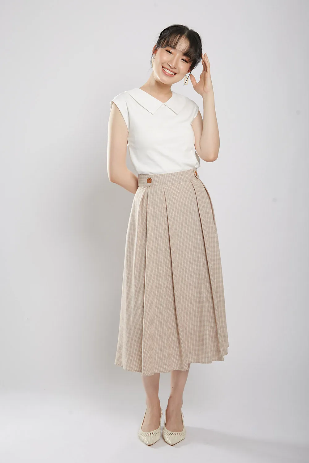 Aurinda Top in White