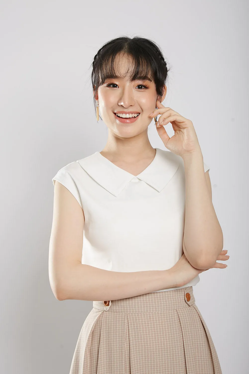 Aurinda Top in White