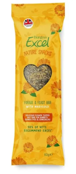Burgess Forage & Feast Hay Bar with Marigold