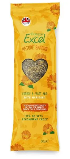 Burgess Forage & Feast Hay Bar with Marigold