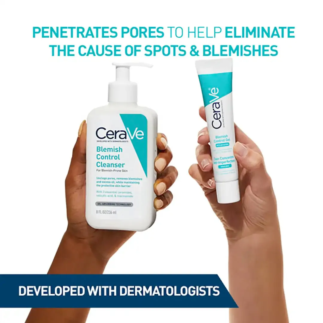 CeraVe Blemish Control Gel with AHA and BHA, 40ml