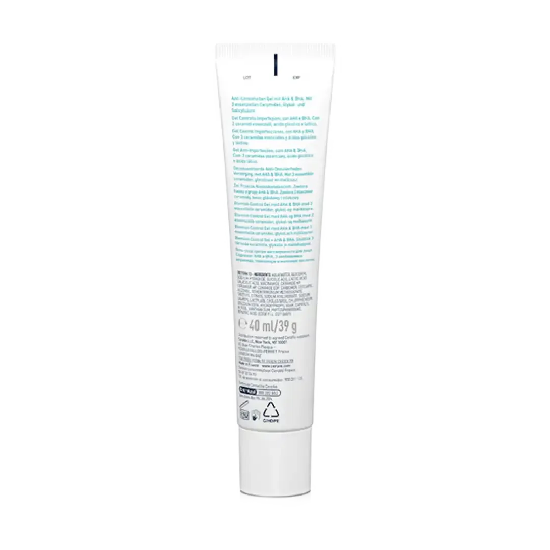 CeraVe Blemish Control Gel with AHA and BHA, 40ml