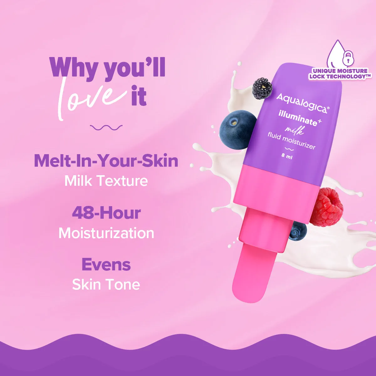 FREEBIE - Illuminate   Milk Fluid Moisturizer - 8ml
