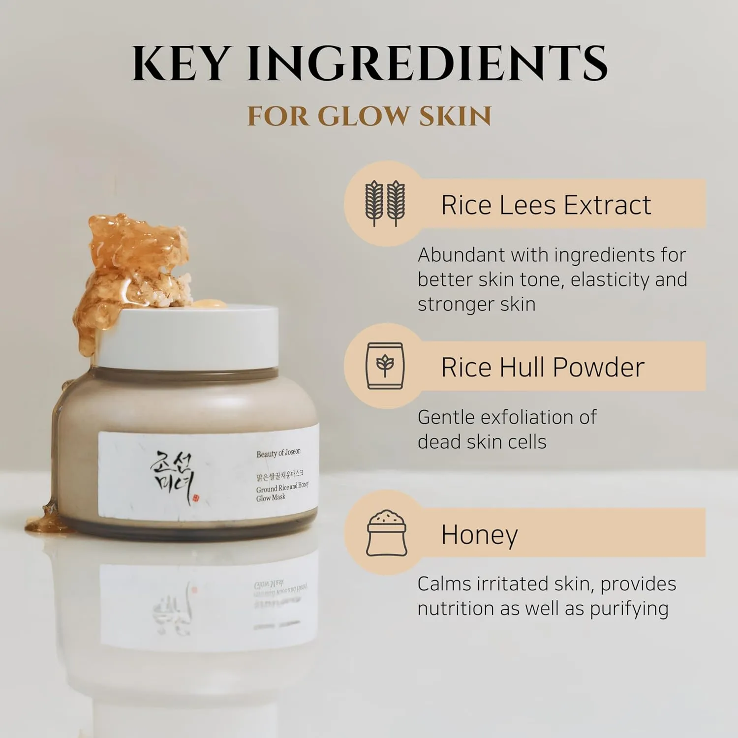 Ground Rice and Honey Glow Mask 150ml