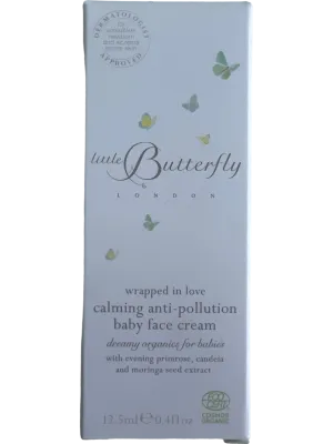 Little Butterfly London Organic Anti-Pollution Baby Face Cream 12.5ml