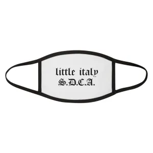 Little Italy S.D.C.A Gothic Logo Mixed-Fabric Face Mask