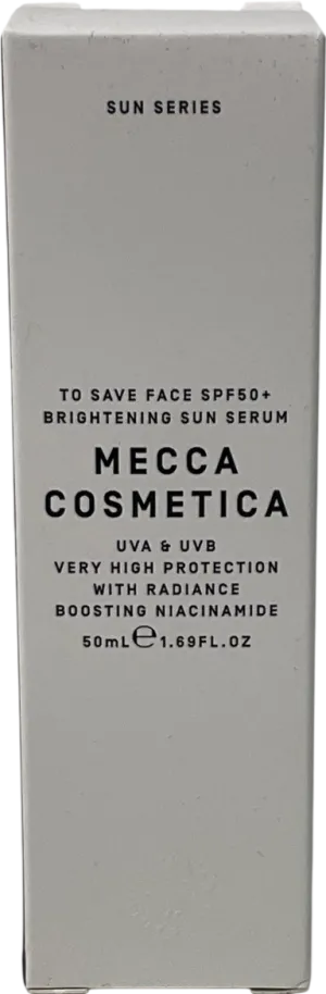mecca cosmetica To Save Face Spf50  Brightening Sun Serum 50ml
