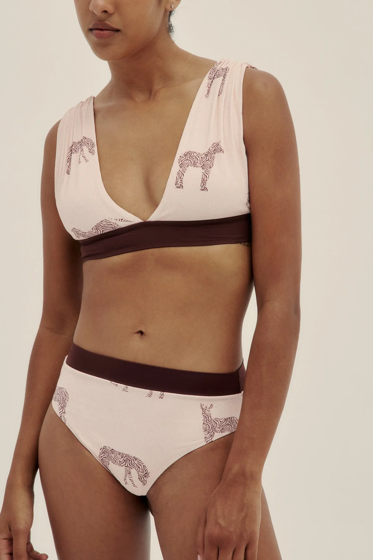 Nicky Bikini Bottom Zebra