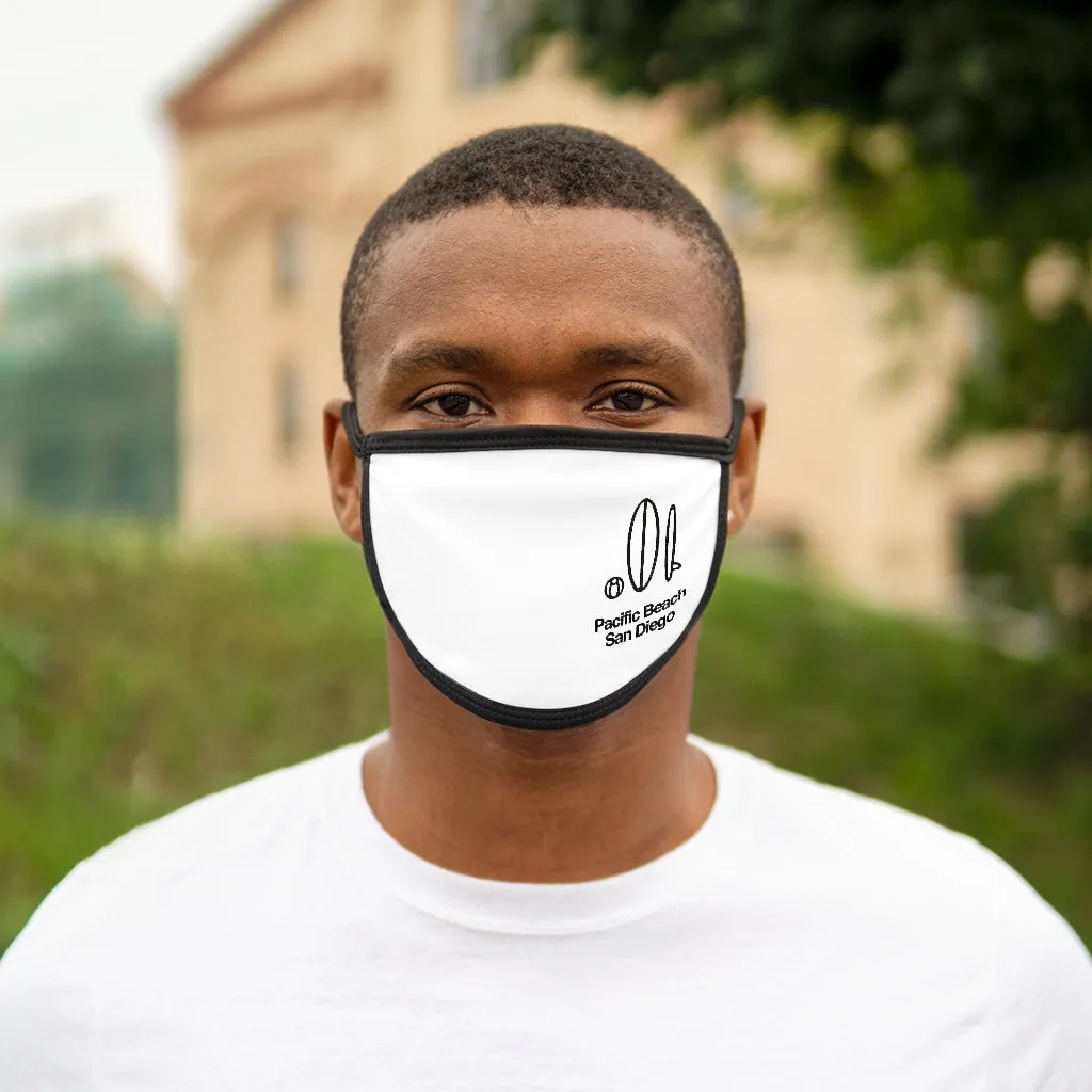 Pacific Beach San Diego Mixed-Fabric Face Mask
