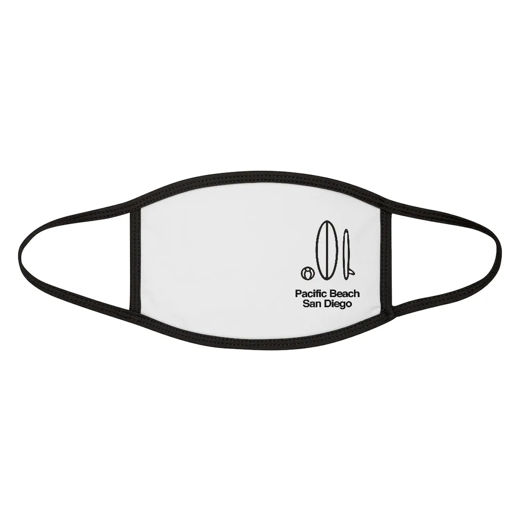 Pacific Beach San Diego Mixed-Fabric Face Mask