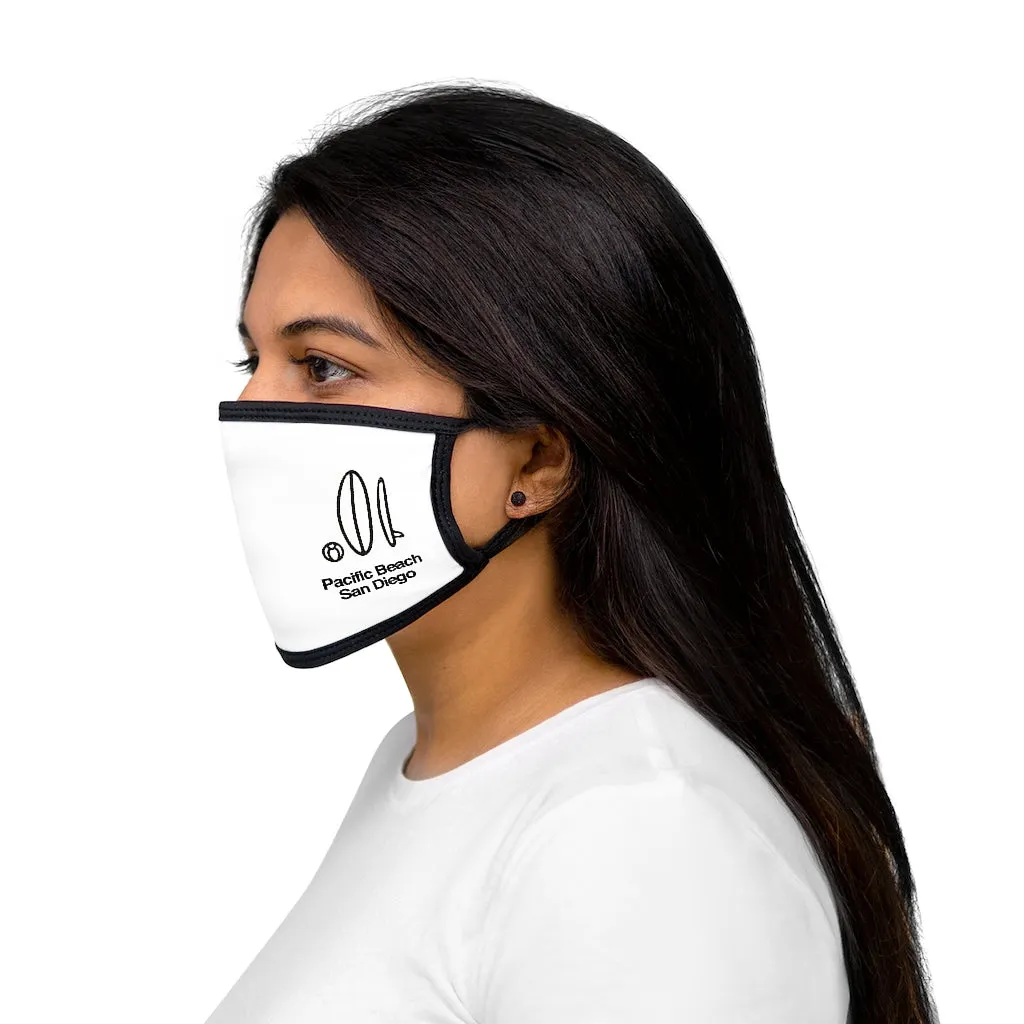Pacific Beach San Diego Mixed-Fabric Face Mask