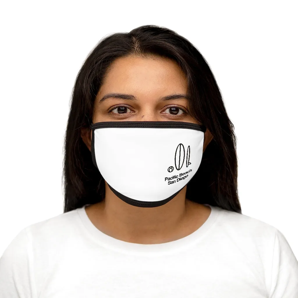 Pacific Beach San Diego Mixed-Fabric Face Mask