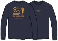 Phoenix Organic Cotton LS T-Shirt - Rich Navy