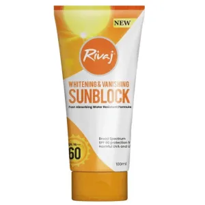 Rivaj UK Brightening Sunscreen SPF 60    100ml