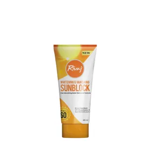 RIVAJ UK BRIGHTENING SUNSCREEN SPF 60    120ml